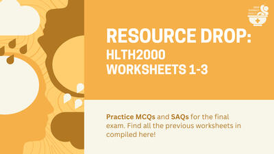 HLTH2000 Worksheets 1-3